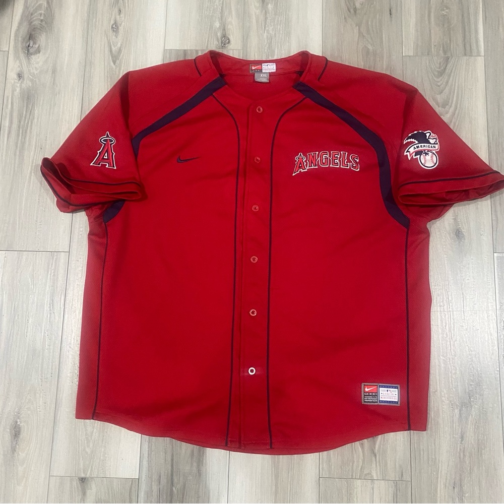 Nike Anaheim Angels Vintage Alternative Jersey //  2XL